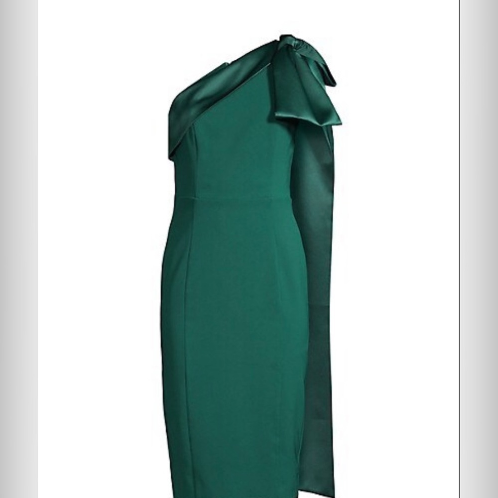 Lavish Alice one shoulder bow midi dress.